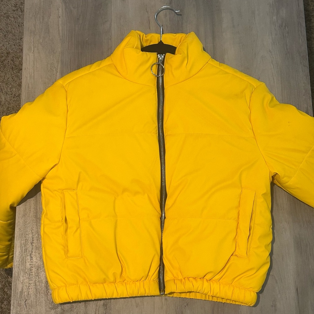 Wild Fable Yellow Puffer Jacket